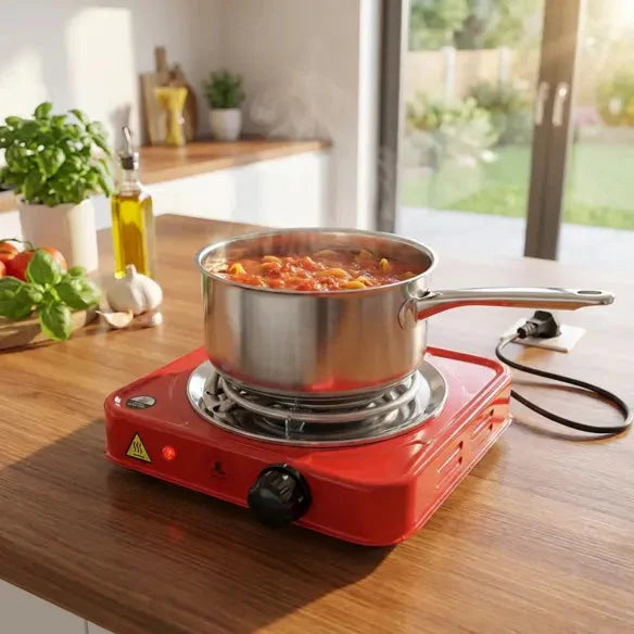 1000W Portable Electric Hot Plate for All Kitchen Needs