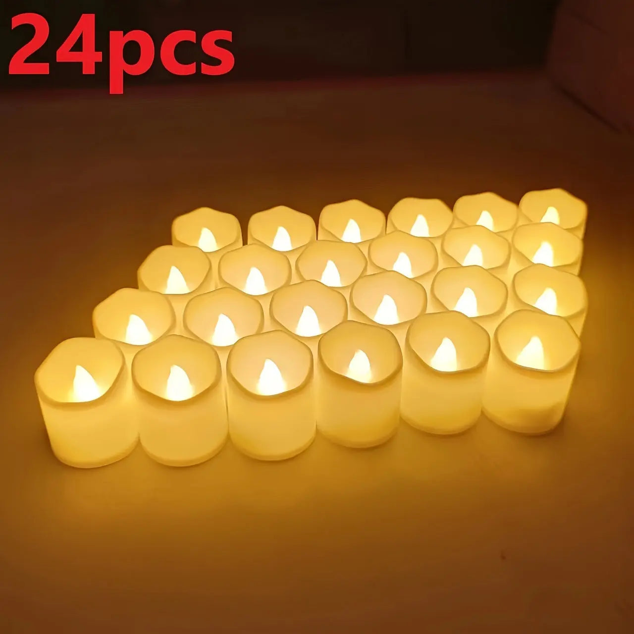 Battery Operated LED Candles – Flameless Tea Light Set