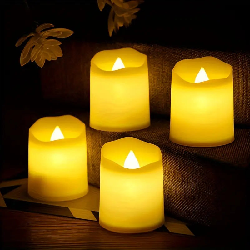 Battery Operated LED Candles – Flameless Tea Light Set