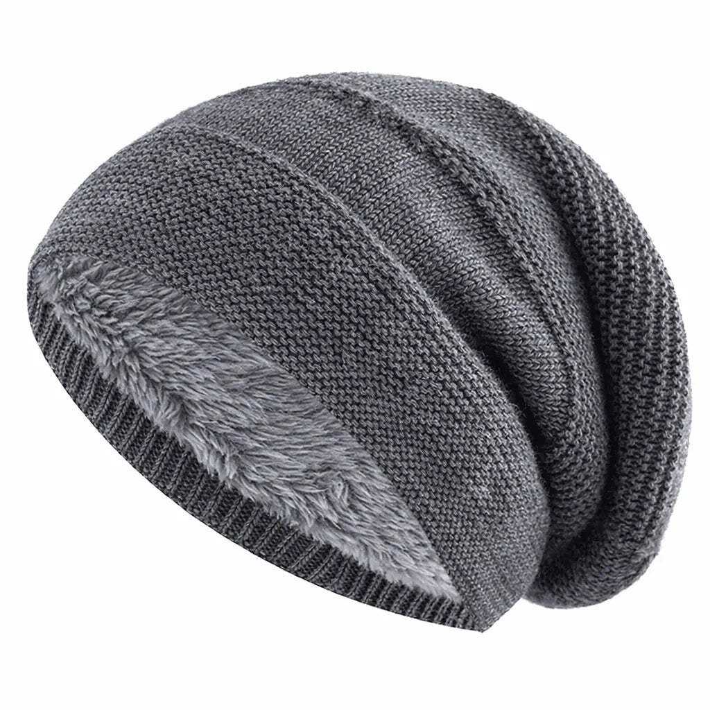 Winter Beanie with Fleece Lining – Available in Five Colors