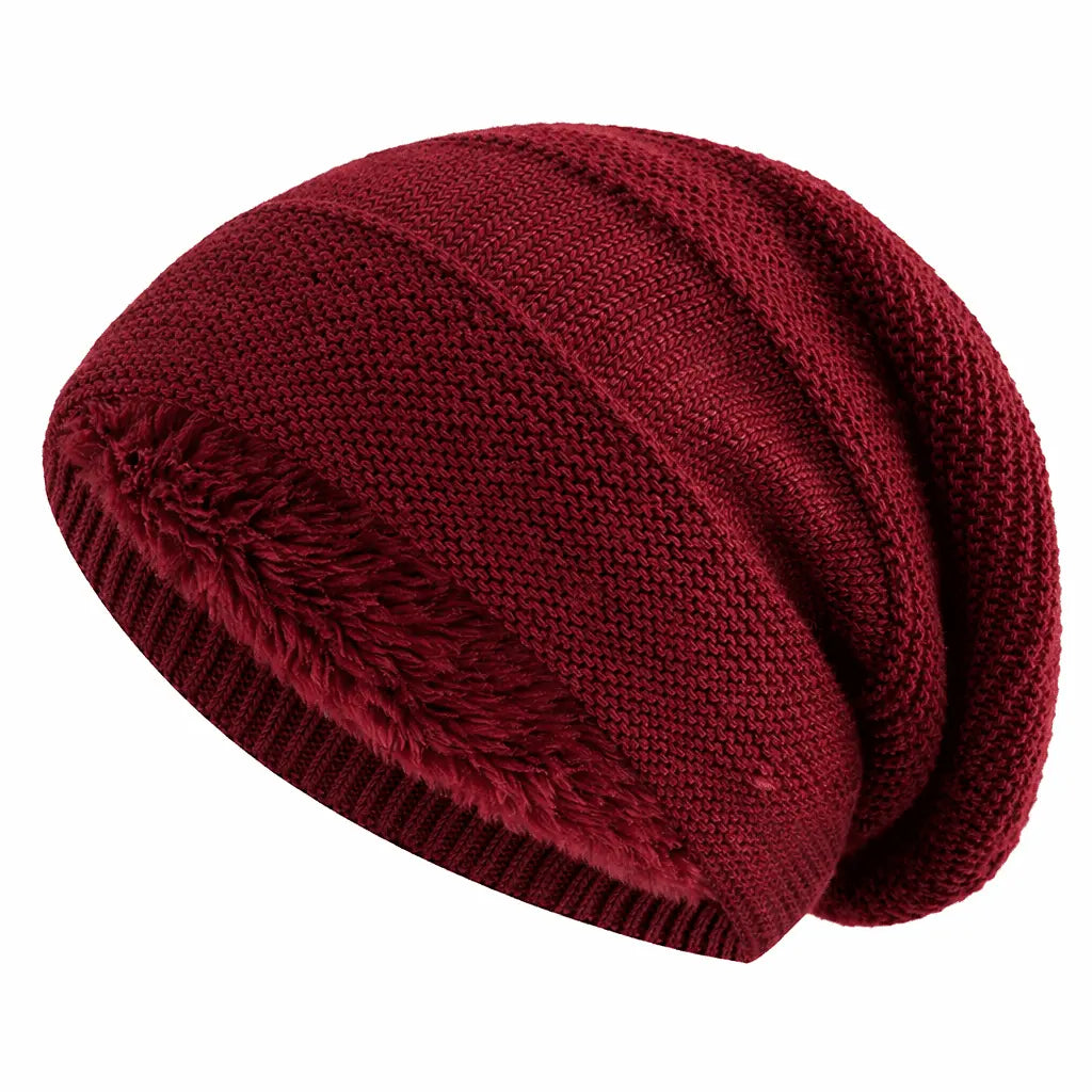 Winter Beanie with Fleece Lining – Available in Five Colors
