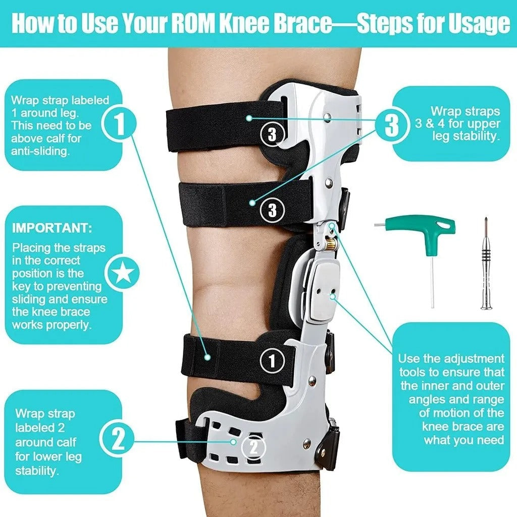 KneeGuard Adjustable Support Brace for Enhanced Mobility