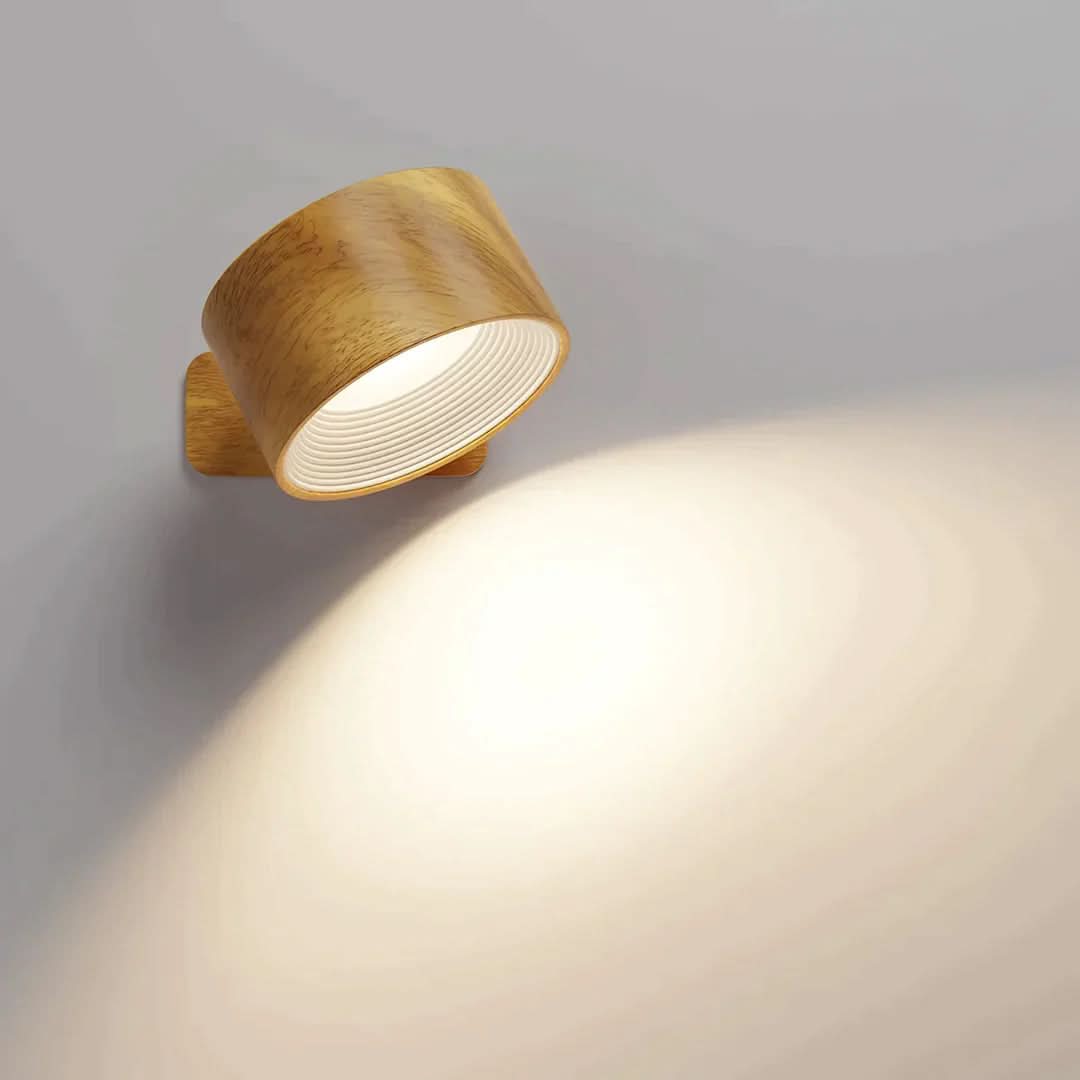 Magnetic Wall Lamp with Touch Control and 360° Rotating LED Light