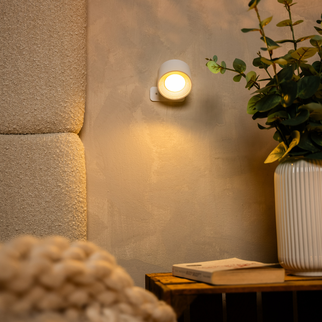 Magnetic Wall Lamp with Touch Control and 360° Rotating LED Light