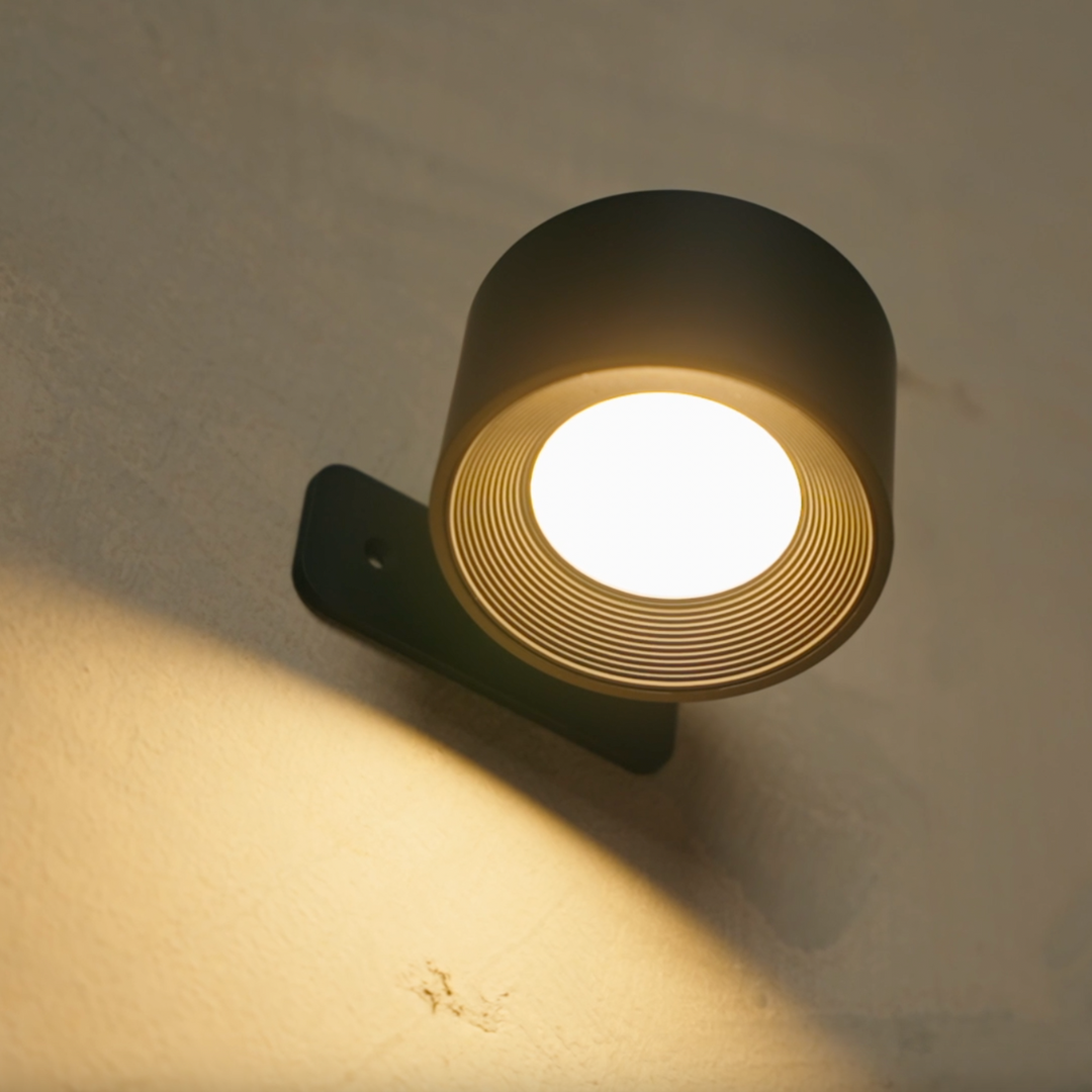 Magnetic Wall Lamp with Touch Control and 360° Rotating LED Light