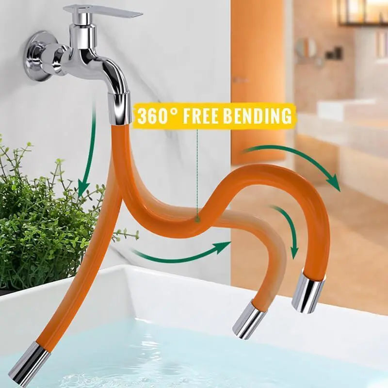 Rotating Faucet Attachment – Flexible Design for Splash-Free Rinsing