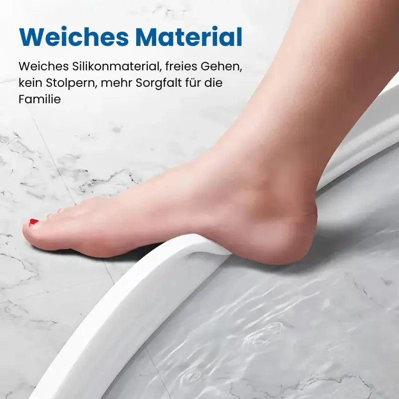 Self-Adhesive Silicone Shower Water Seal – Bathroom Threshold Strip for Wet-Dry Division