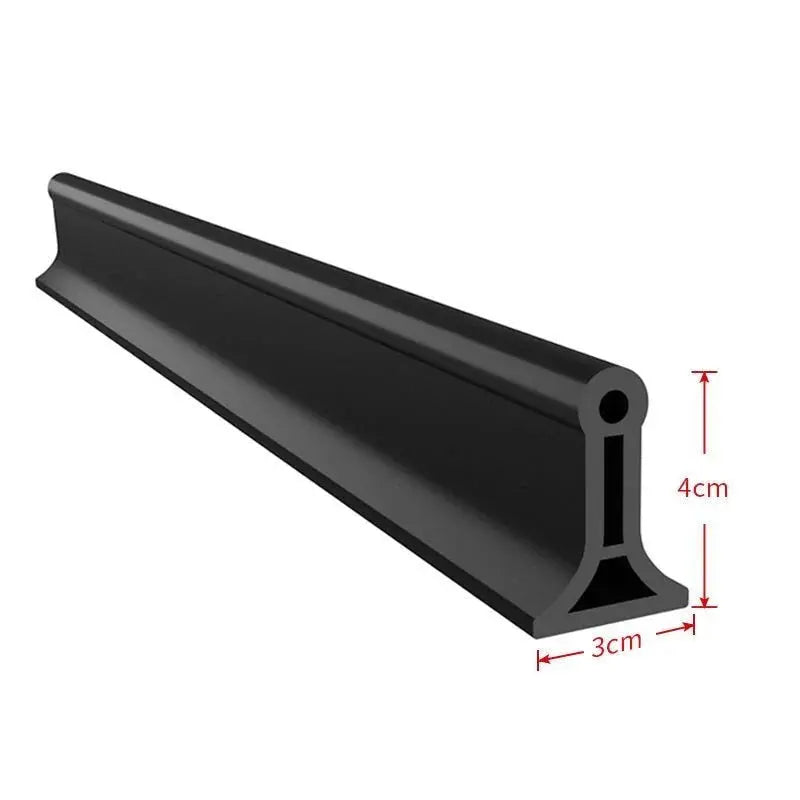 Self-Adhesive Silicone Shower Water Seal – Bathroom Threshold Strip for Wet-Dry Division