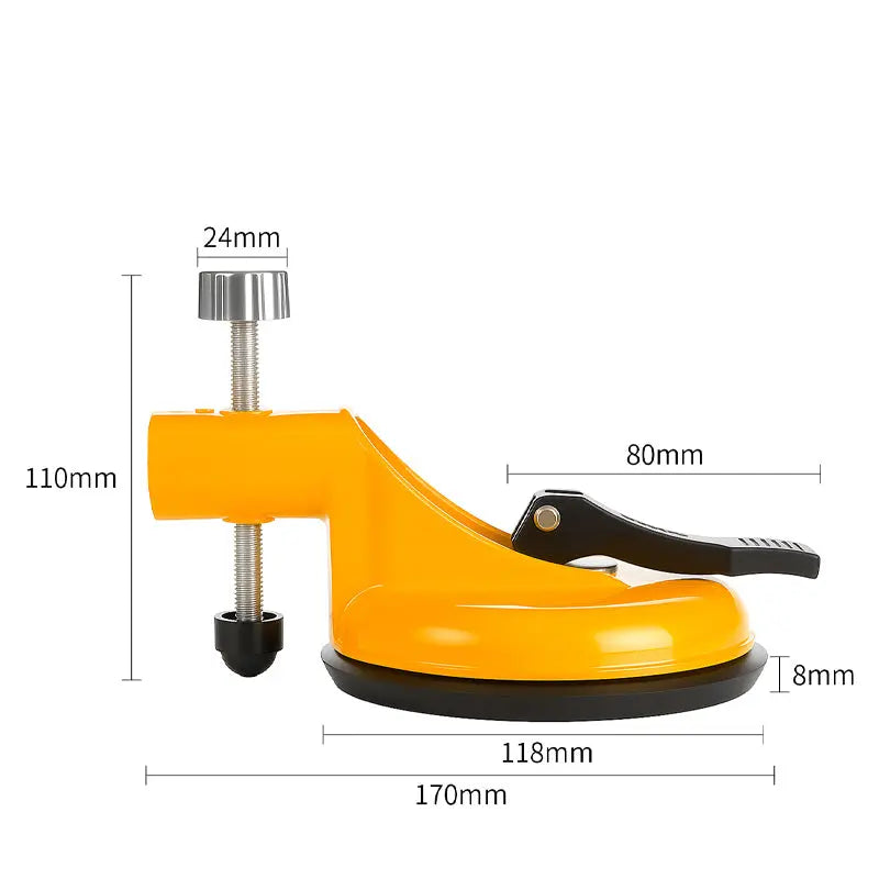 Suction Cup Tile Aligner with Leveling Screw – Suitable for Glass, Wood, Tiles