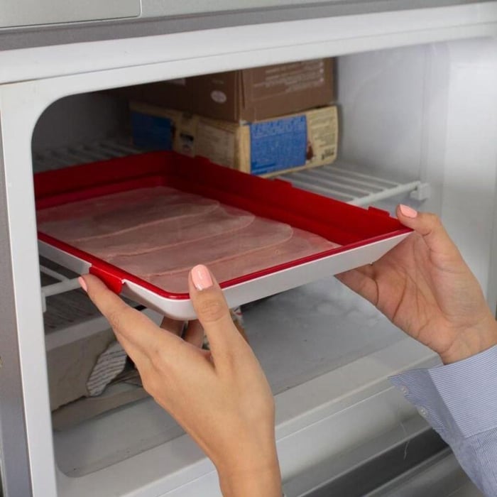 Food Storage Plate | Keeps Groceries Fresh Longer | Elastic Seal Film