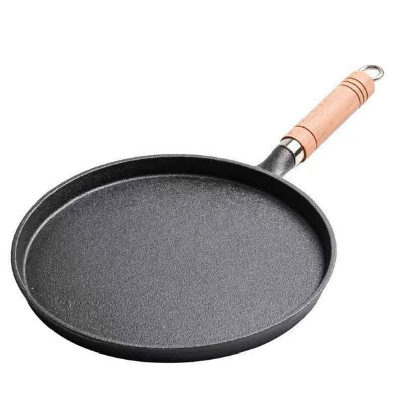 Versatile Cast Iron Skillet for Induction and Gas Cooking