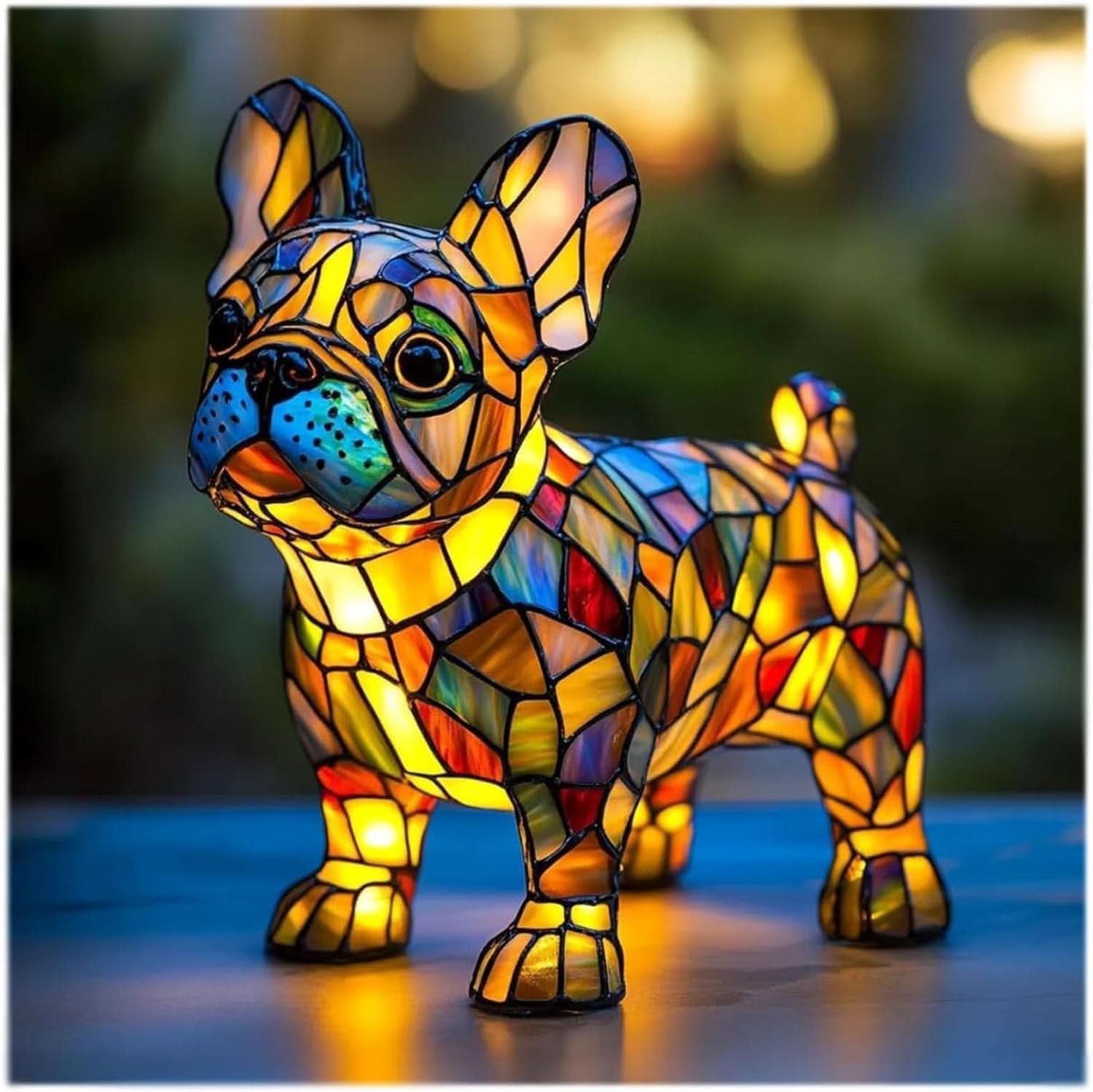 Enchanting LED Pet Figurine Light – Illuminating Dog Designs