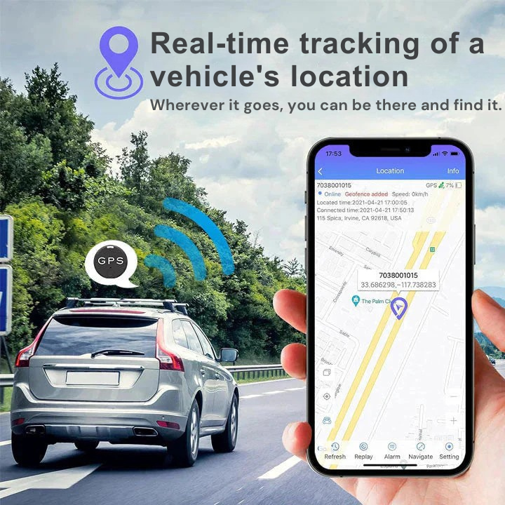 Magnetic GPS Tracker with Real-Time Location via App