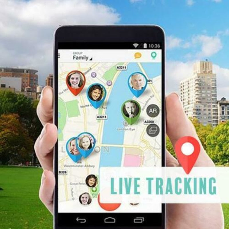GPS Tracker Featuring SOS Button and Geofencing Capability