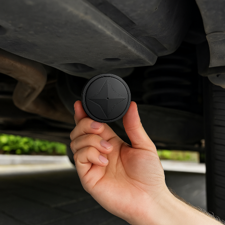 Compact Magnetic GPS Tracker | Real-Time Location GPS + GSM | 20 Days Battery