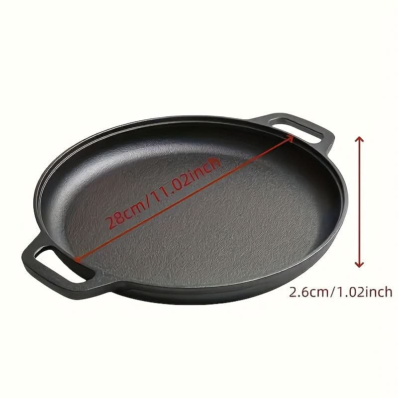 Versatile Cast Iron Skillet for Daily Cooking Tasks