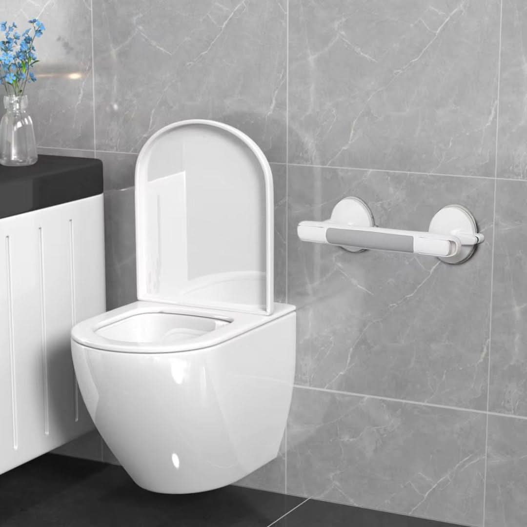 Tool-Free Shower Grab Bar for Improved Safety and Support