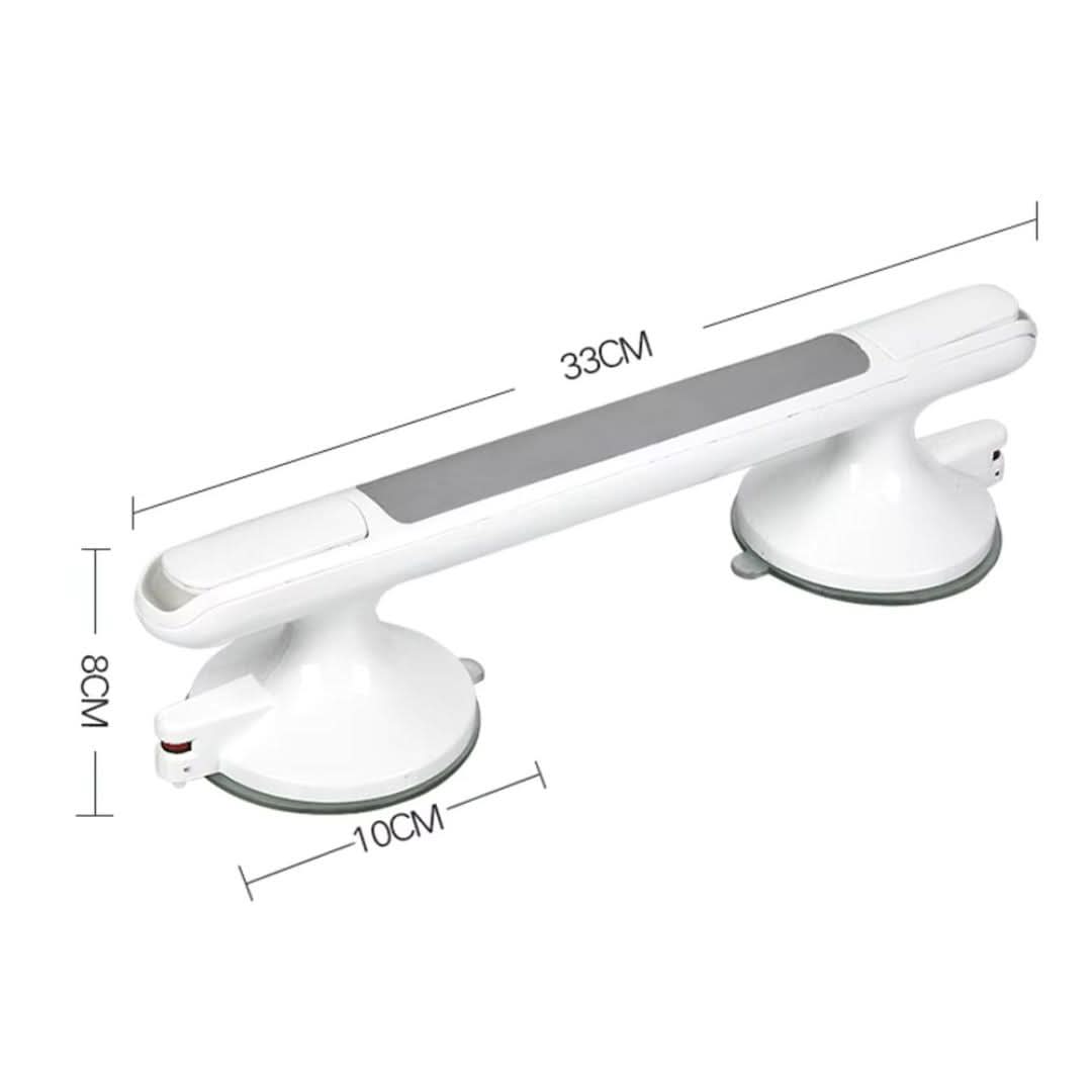Tool-Free Shower Grab Bar for Improved Safety and Support