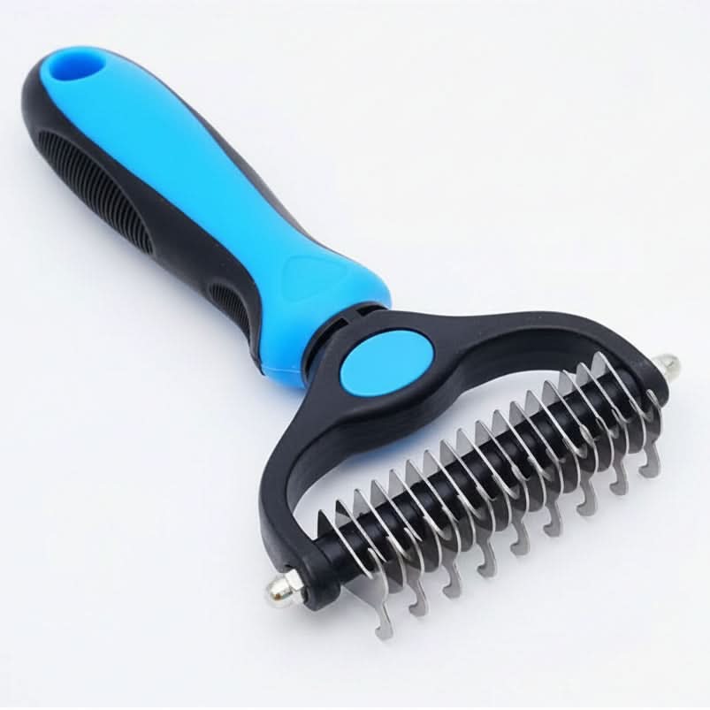 Double-Sided Shedding Brush for Dogs and Cats
