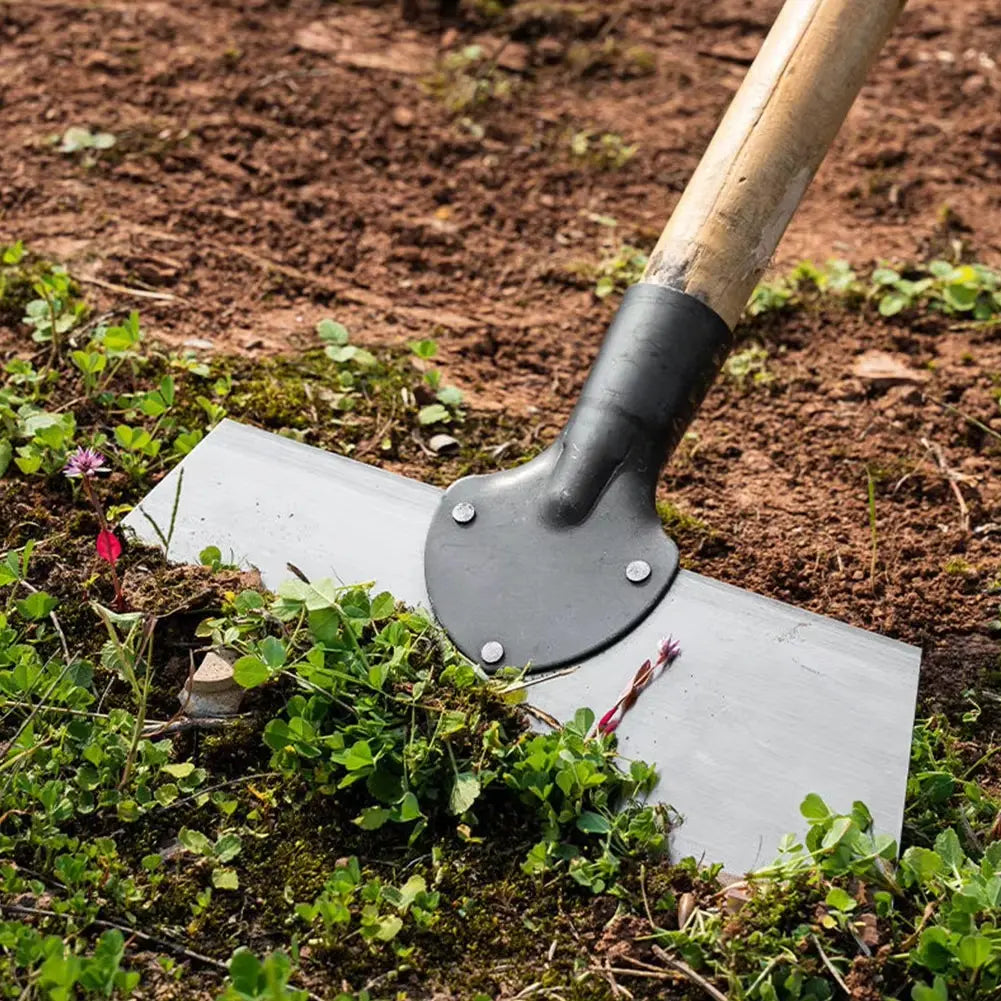 Manganese Steel Blade Garden Scraper and Hoe with Wooden Grip