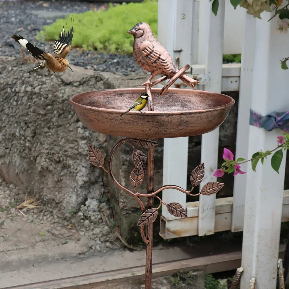 Charming Bird Bath for Gardens – Sturdy and Decorative Design