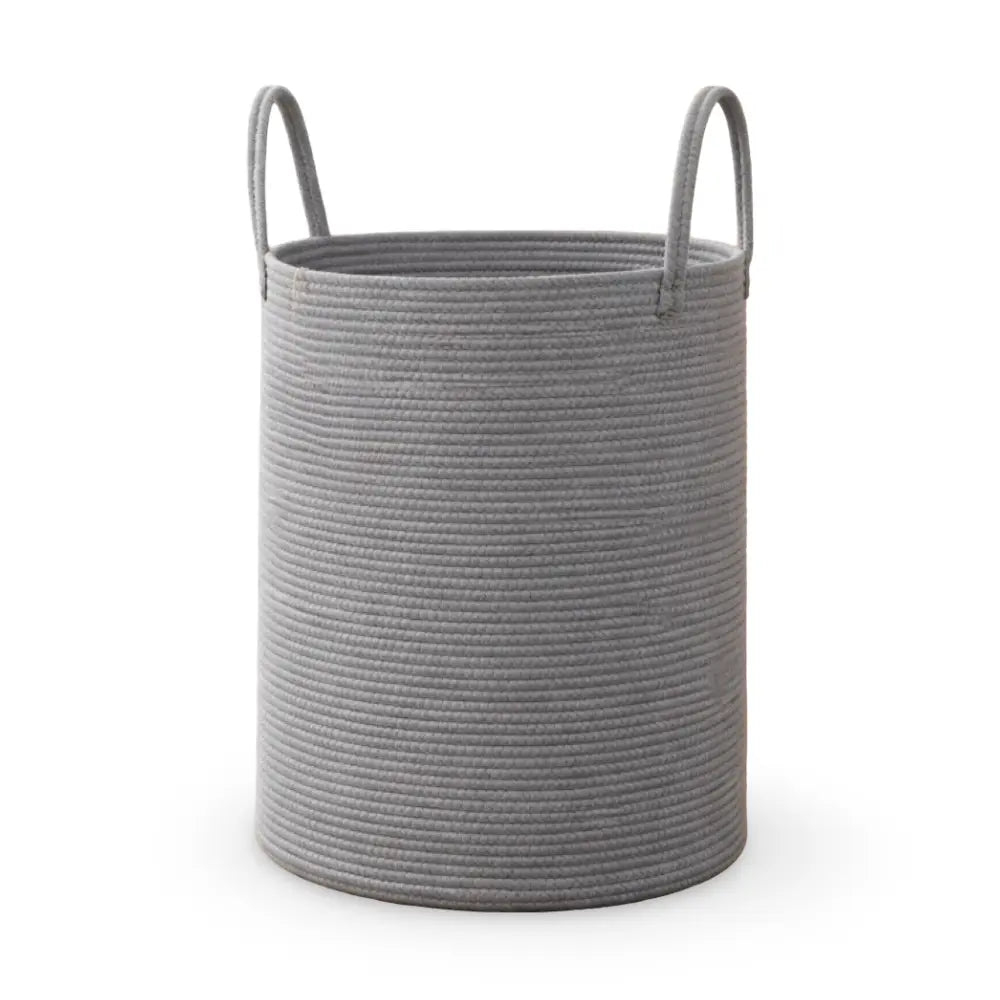 58L Cotton Laundry Hamper - Woven Design