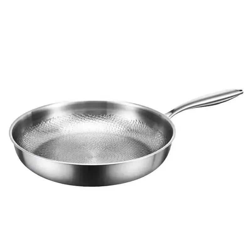 Hammered Nonstick Frying Pan with Titanium Coating – Compatible with All Stoves