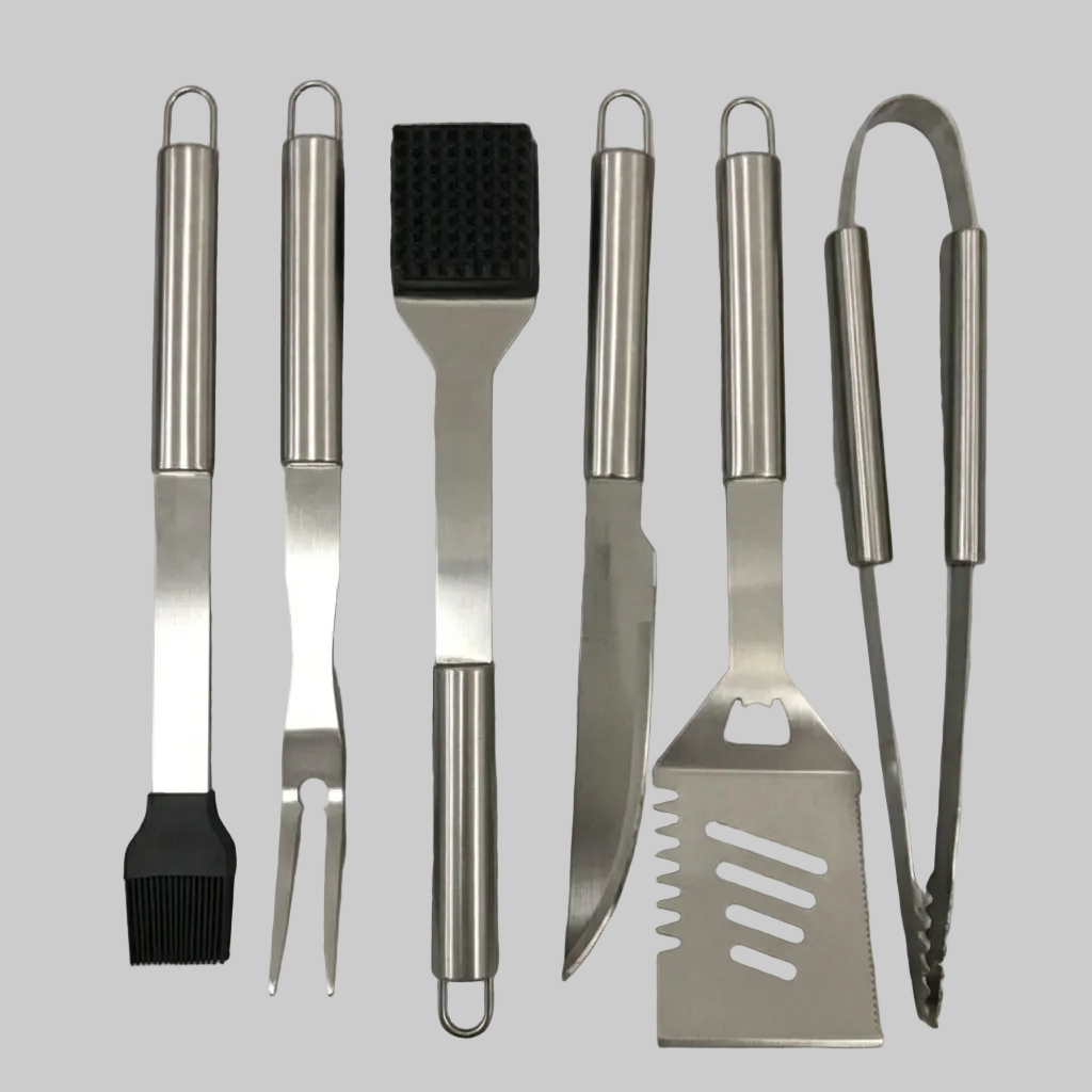 Stainless Steel BBQ Tools Set with Carrying Case