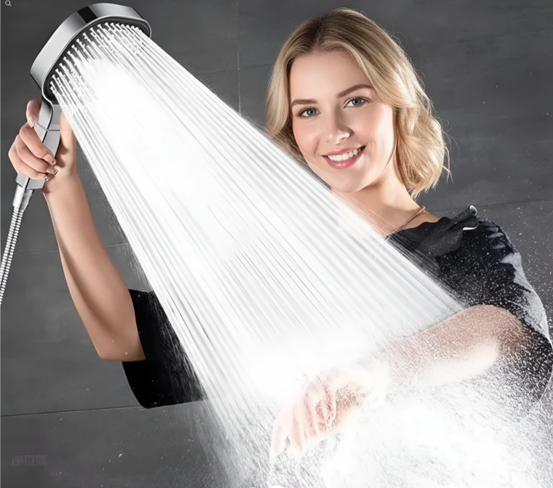 Filtered Shower Head with High Pressure | Hard Water Softener & Purifier