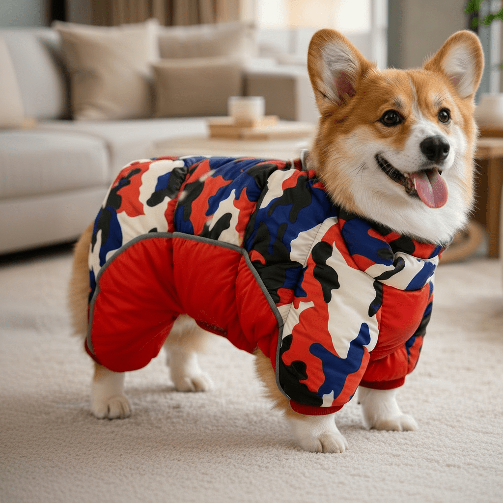 Insulated and Waterproof Dog Jacket for Winter Adventures