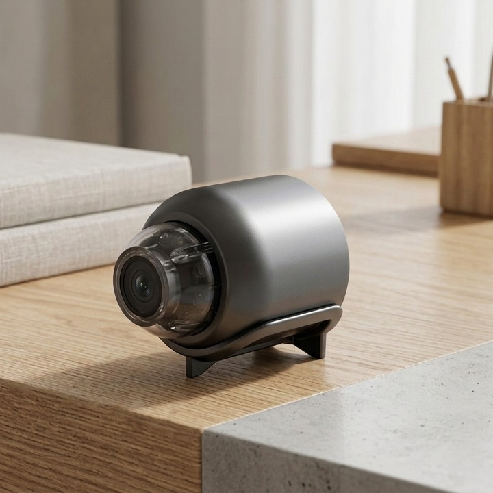 Compact 1080p HD Security Camera – Wi-Fi & 4G, Night Vision, App Control