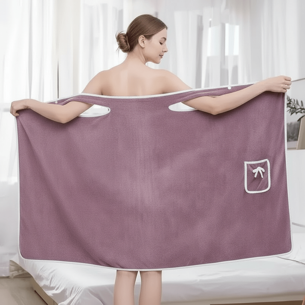 Quick-Drying Wearable Towel for Bathing