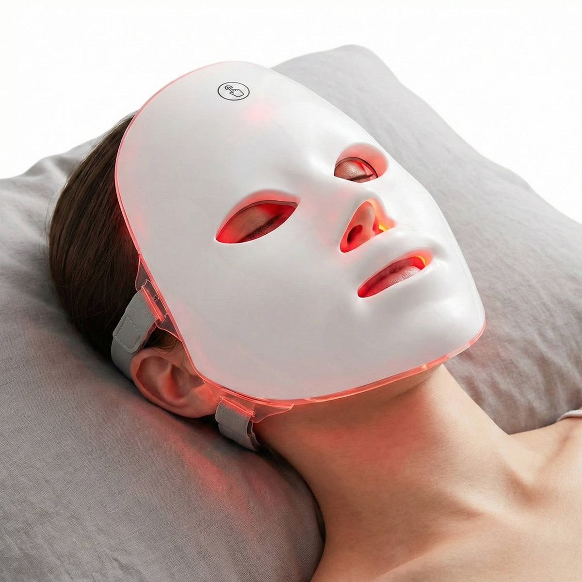 Adjustable Cordless Face Mask with 7 Color LED Lights