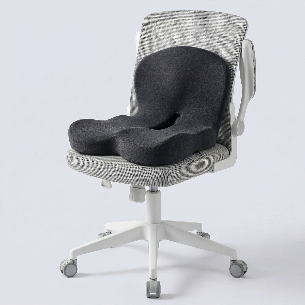 Contoured Support Seat Cushion in Memory Foam for Office and Car Chairs