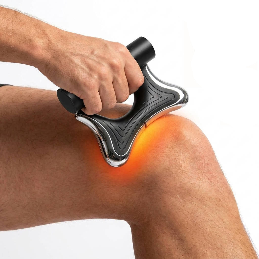 Muscle Scraper Tool with Heat, Vibration Features and LED Screen
