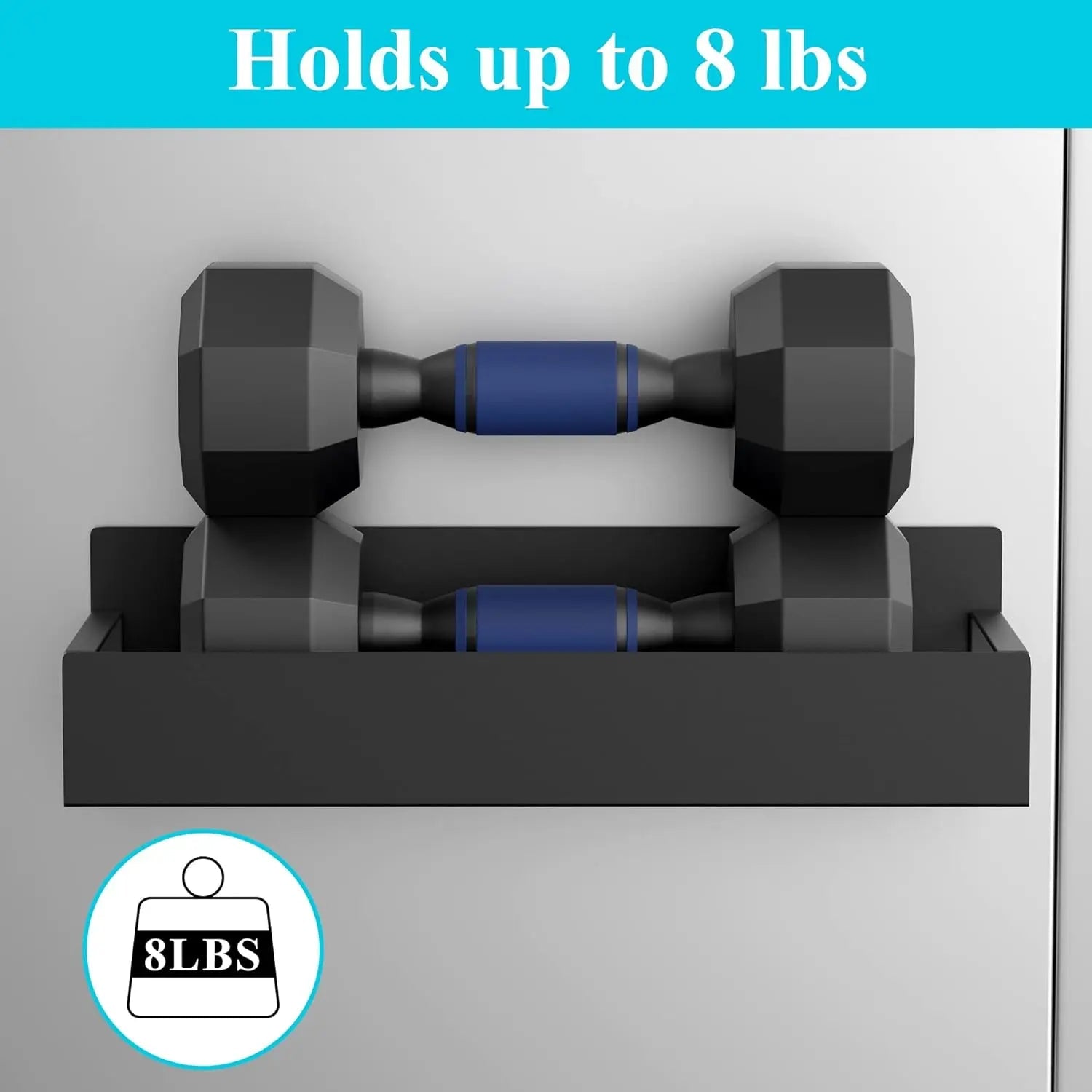 Magnetic Spice Rack Set – 4 Pieces, Powder Coated, No Drilling Needed