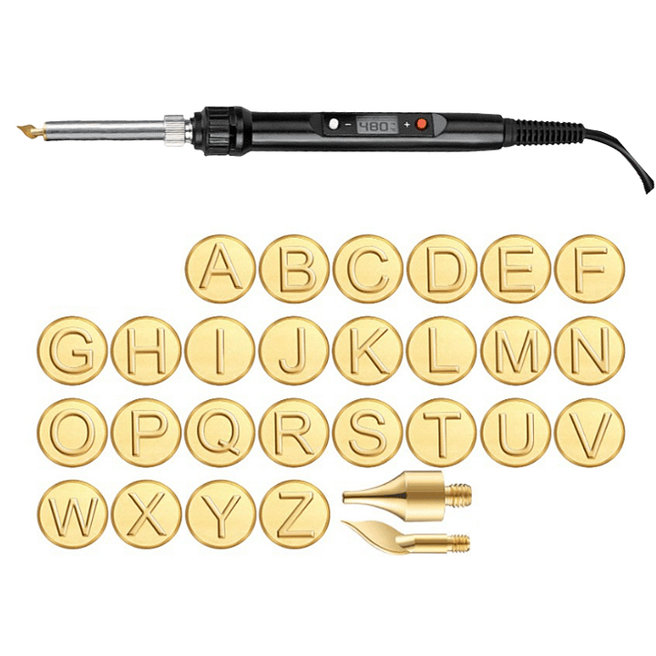 Alphabet Burning Tips for Engraving - Precise Personalization