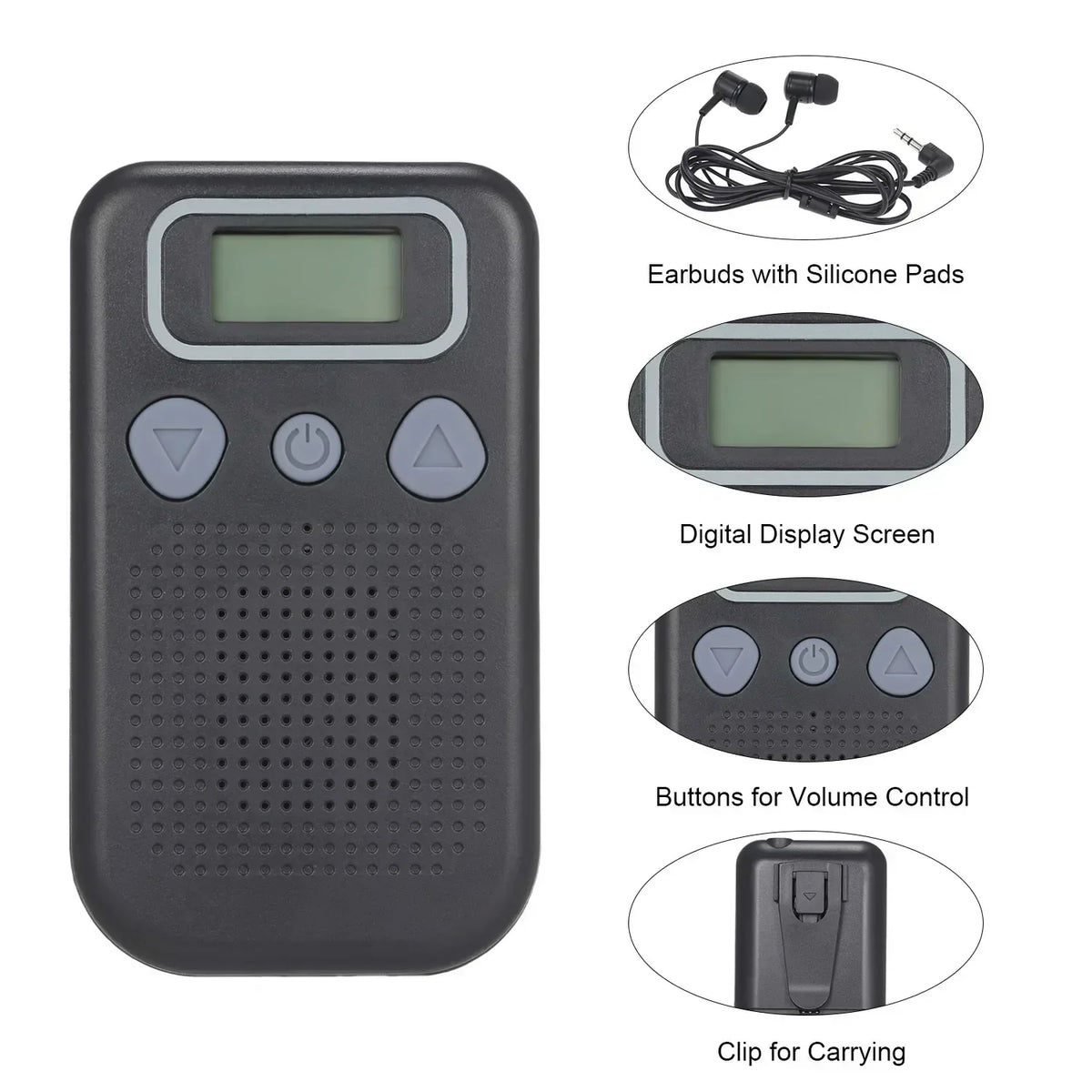 Rechargeable In-Ear Sound Amplifier for Hearing Support in Seniors