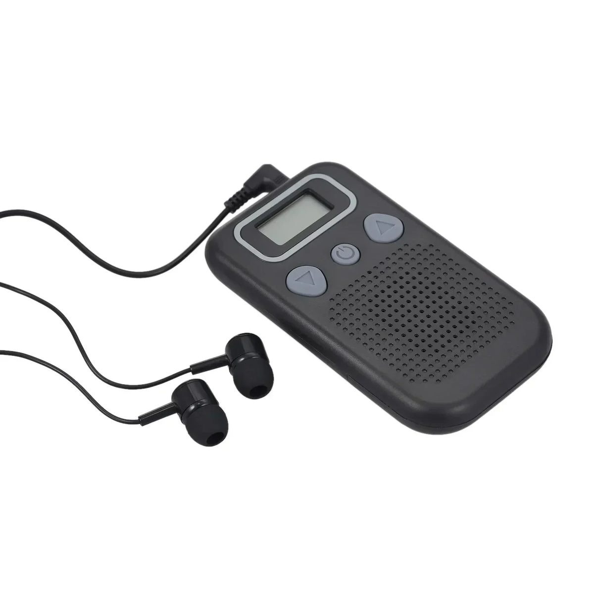 Rechargeable In-Ear Sound Amplifier for Hearing Support in Seniors