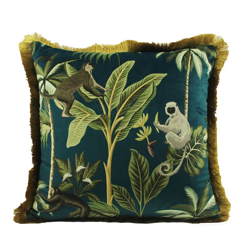 Retro Jungle Animal Throw Pillow Cover for Sofa Decoration