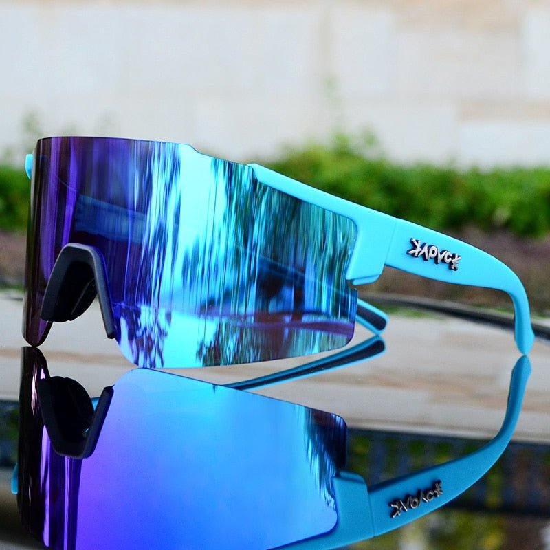 Mirrored Sports Sunglasses for Cycling and Outdoor Use