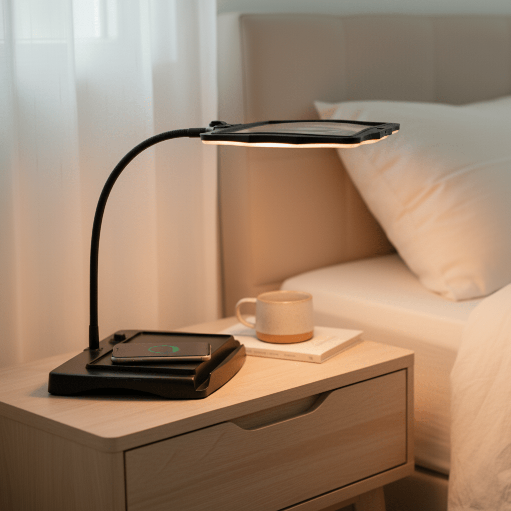PrecisionView - 3x LED Table Magnifier with Flexible Neck