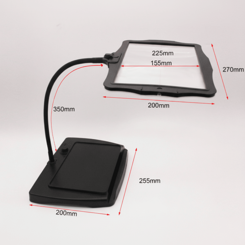 PrecisionPro – 3x LED Magnifying Floor Lamp for Detailed Work