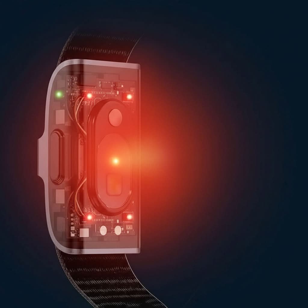 Smart Fitness Tracker with Heart Rate Monitor – IP68 Waterproof Band