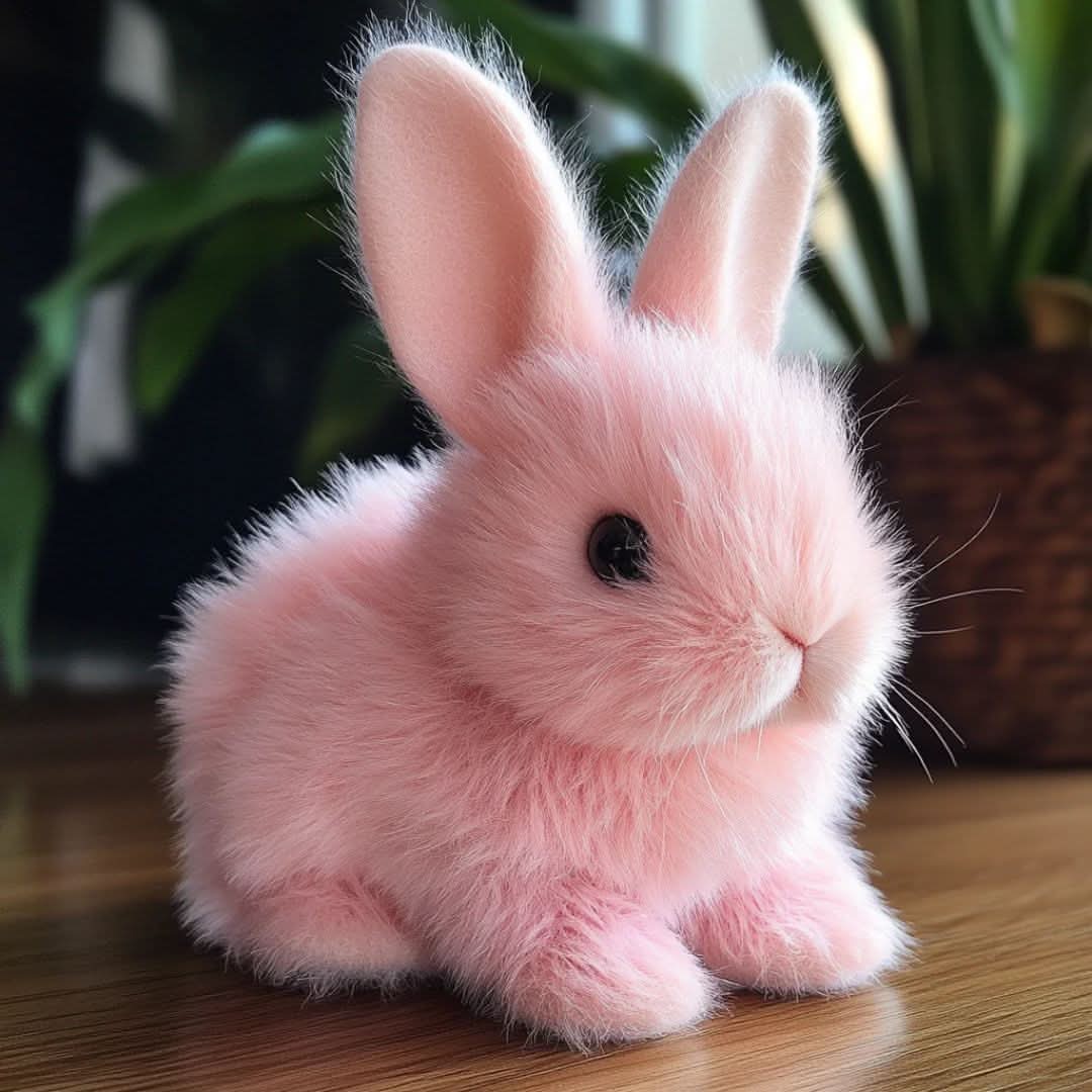 Plush Bunny Toy with Cute Hopping Functionality
