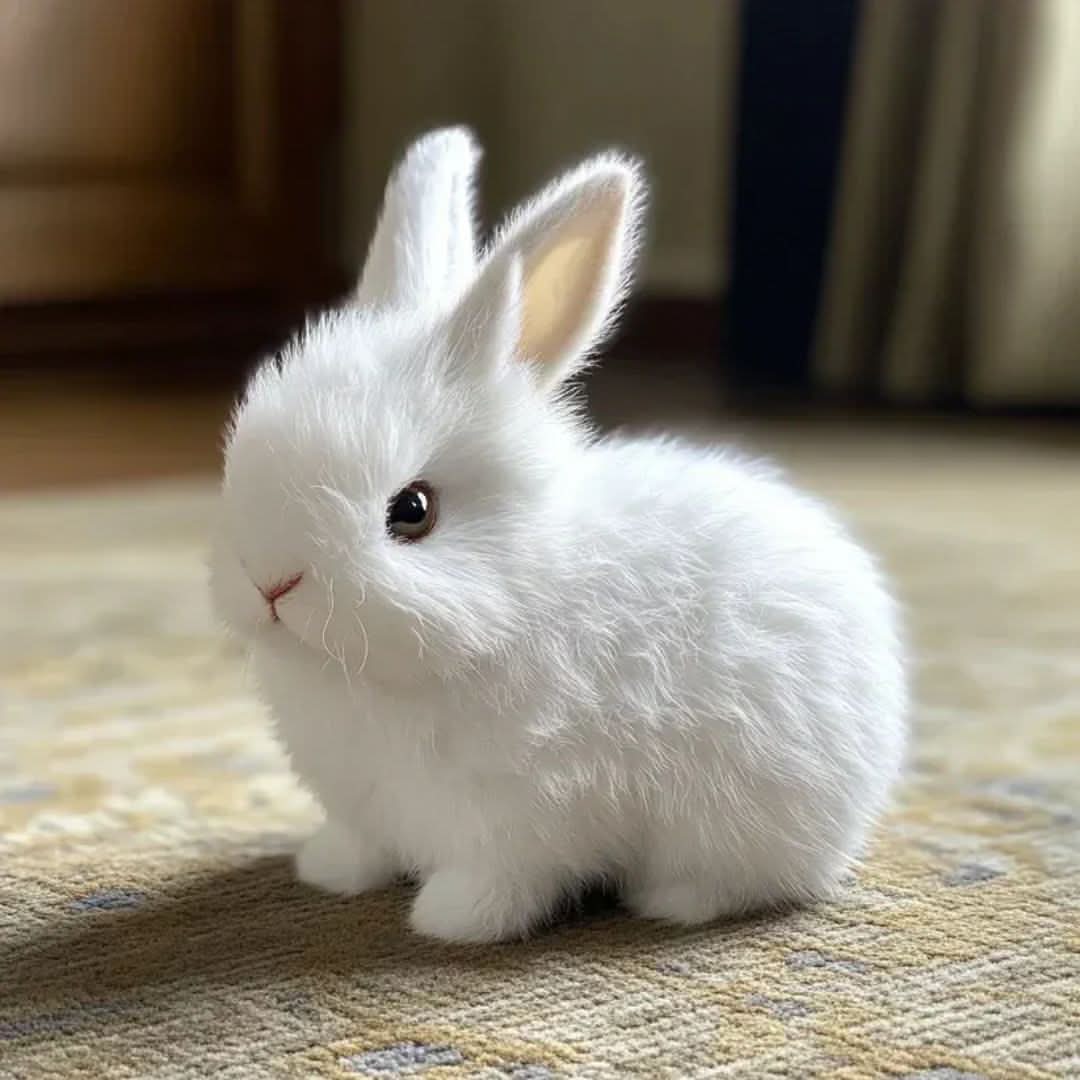 Plush Bunny Toy with Cute Hopping Functionality