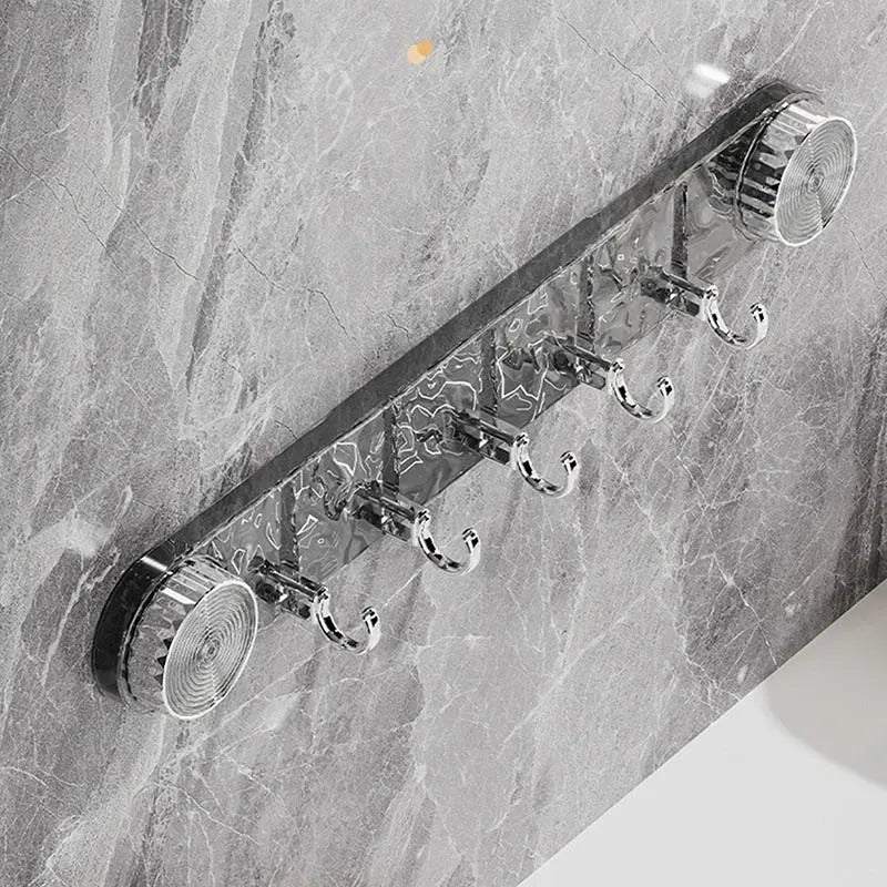 Suction Cup Hook Rack | No Drill Required, Versatile and Stylish