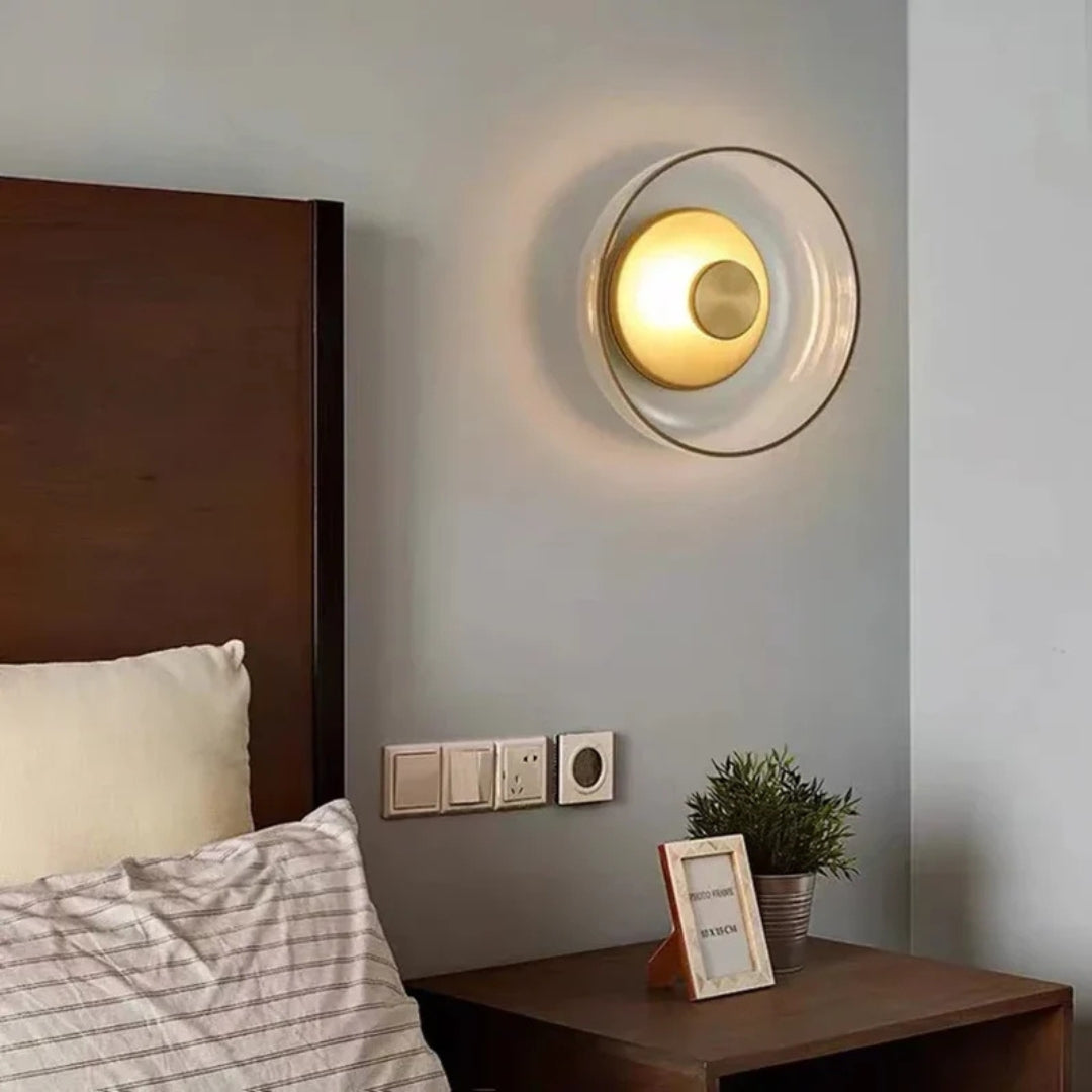 Luminous Orb Wall Fixture - Chic Modern Design with Soft Radiance