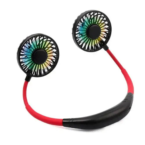 Neck Fan with USB Rechargeable Feature – Includes Aroma Storage