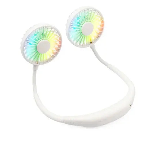 Neck Fan with USB Rechargeable Feature – Includes Aroma Storage